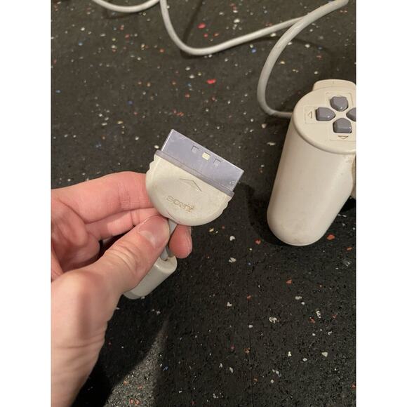 TESTED OEM Original Sony PlayStation One PS1 DualShock White Analog Controller - Picture 3 of 4